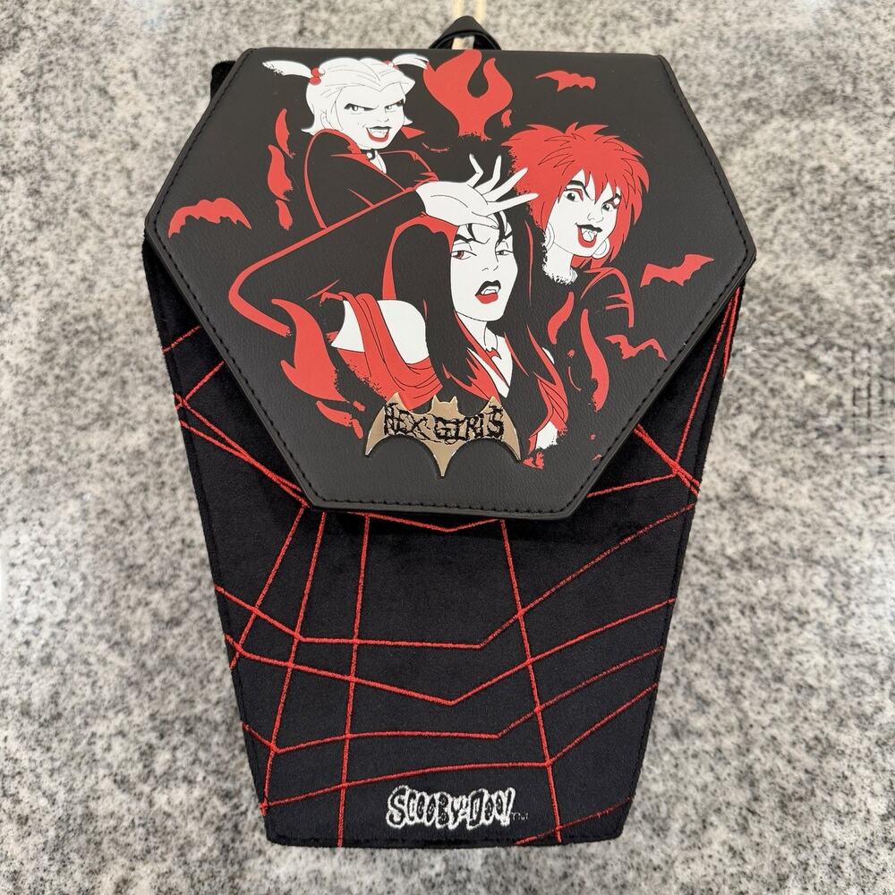 SCOOBY DOO- 25th Anniversary- The Hex Girls- Coffin Mini Backpack EXCLUSIVE NWOT